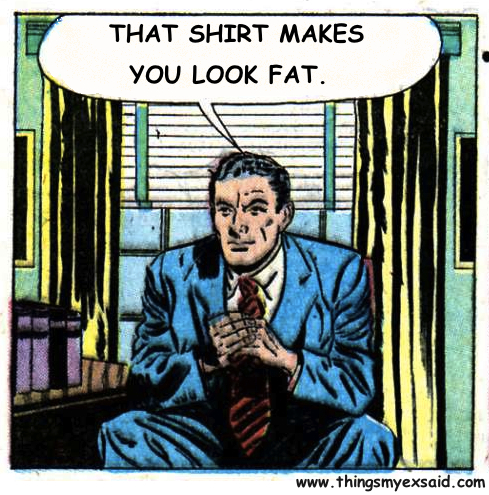 That shirt makes you look fat copy