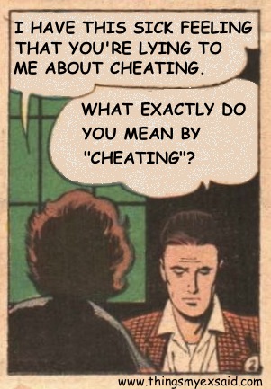 Lying about Cheating
